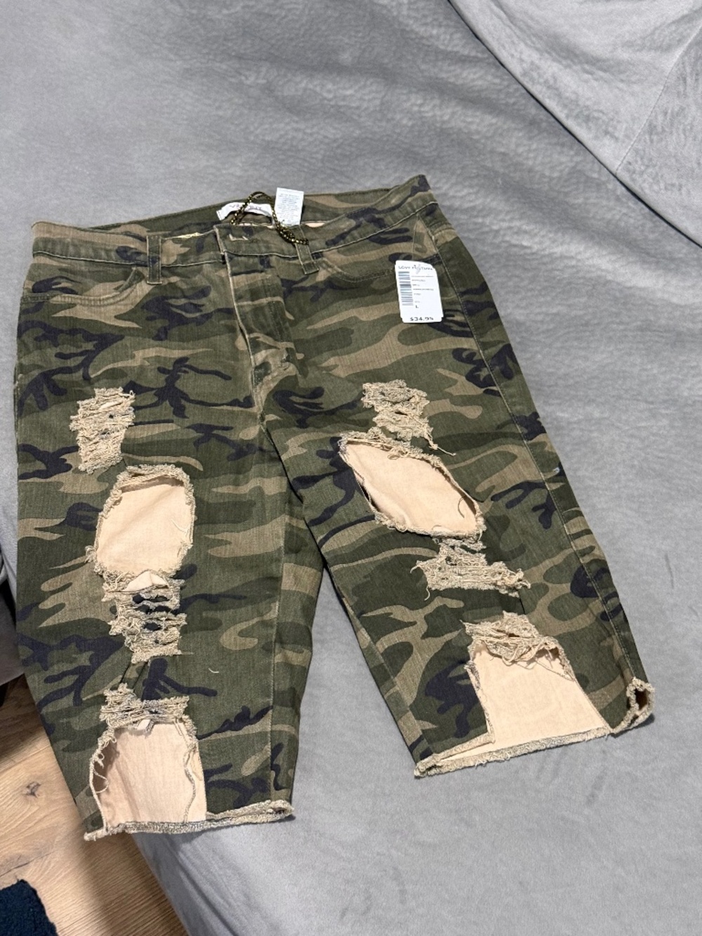 Camouflage shorts